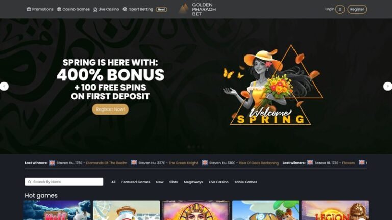 Play Golden Pharaoh Casino with Real Money in the UK Today Safely