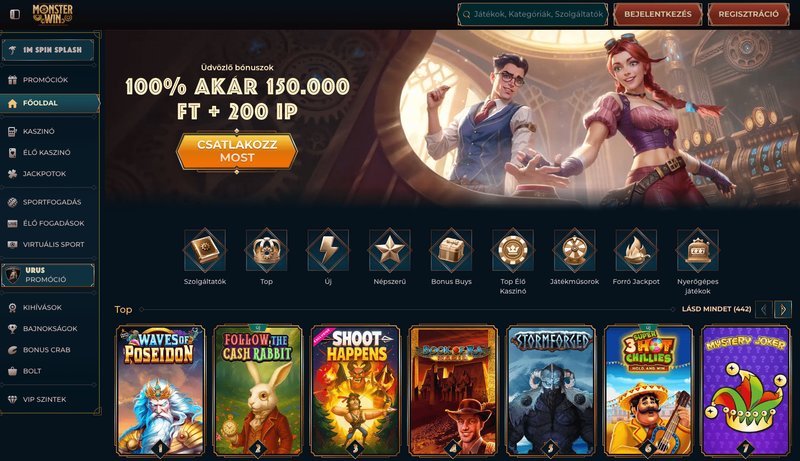 Image: Monsterwin Casino - Die ultimative Online Casino Erfahrung in Deutschland